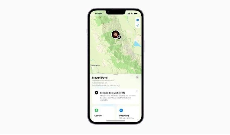 唐河苹果14维修分享iPhone14系列中 FindMy功能通过卫星分享位置方法教程 